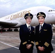 Café desire Dubai coffee Machines congratulates Youngest Emirati female pilot operates Emirates A380